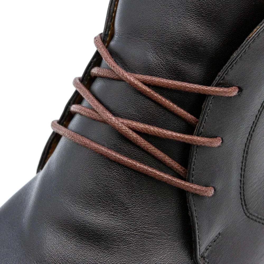 Lace Lab Dark Brown Waxed Dress Shoelaces
