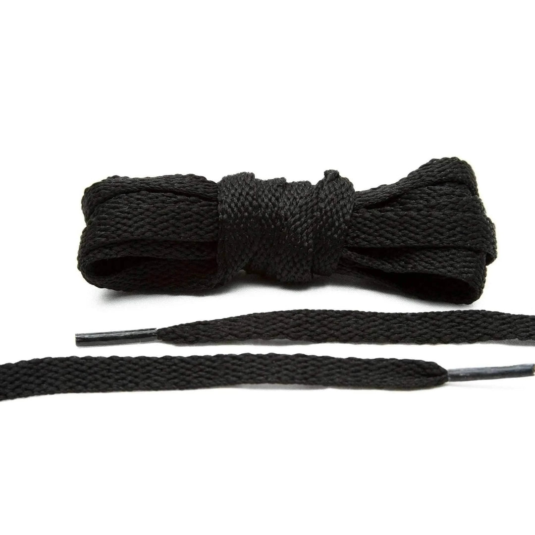 Lace Lab Black Flat Shoe Laces