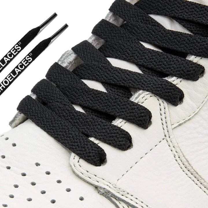 Lace Lab Black Off-White Style "SHOELACES"