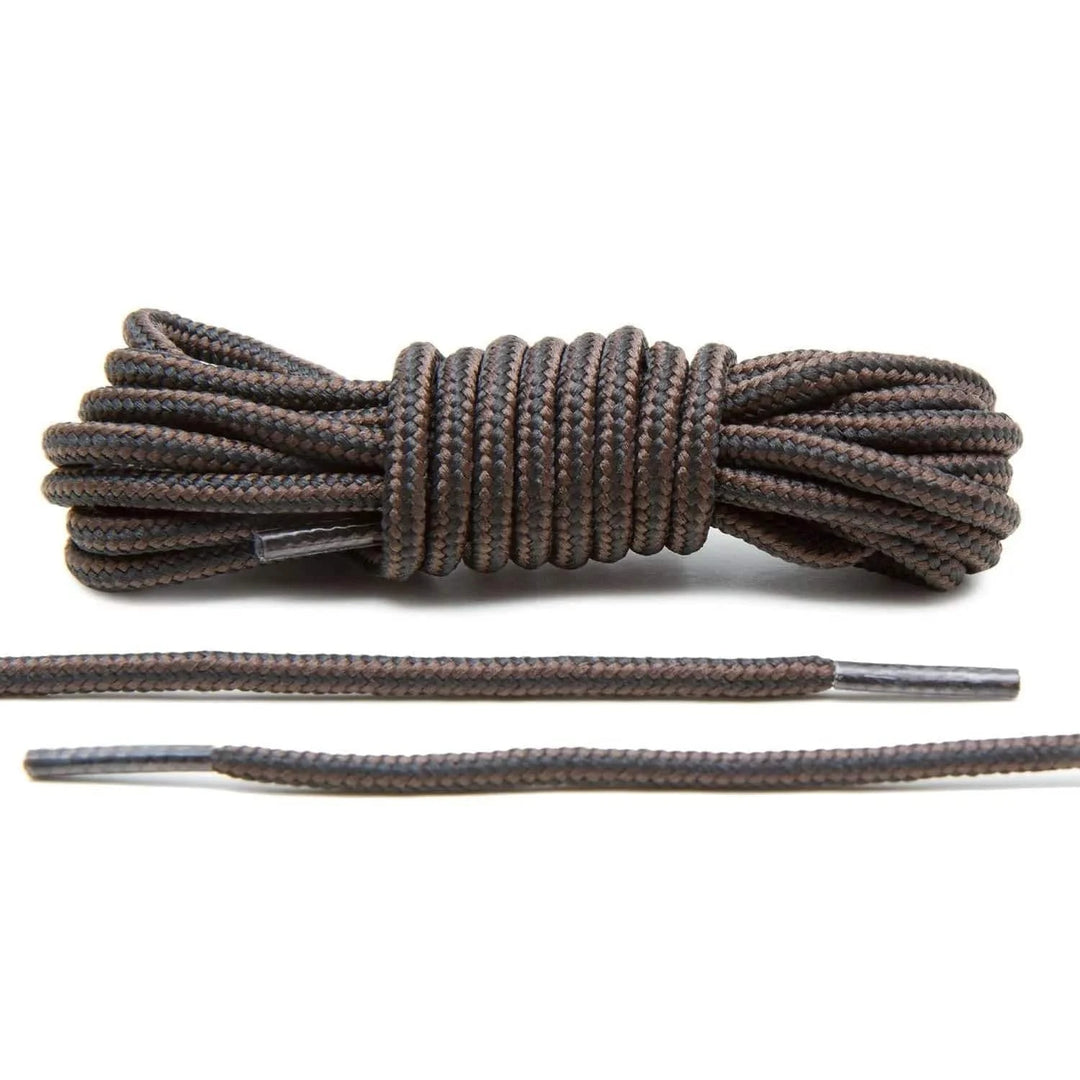 Black/Brown Boot Laces - Lace Lab