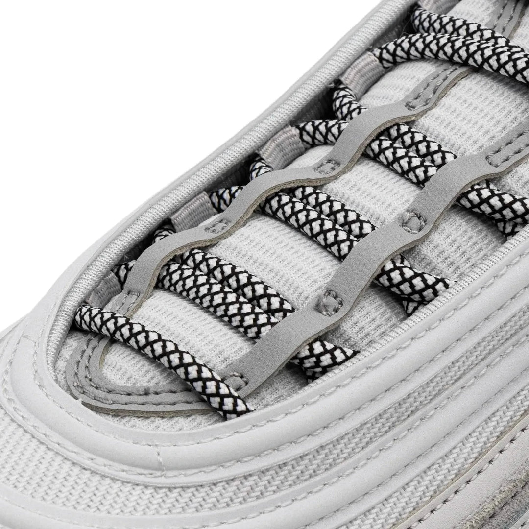 Lace Lab Black/White Rope Laces