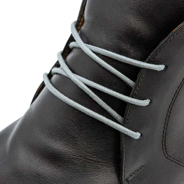 Lace Lab Cool Grey Waxed Dress Shoelaces
