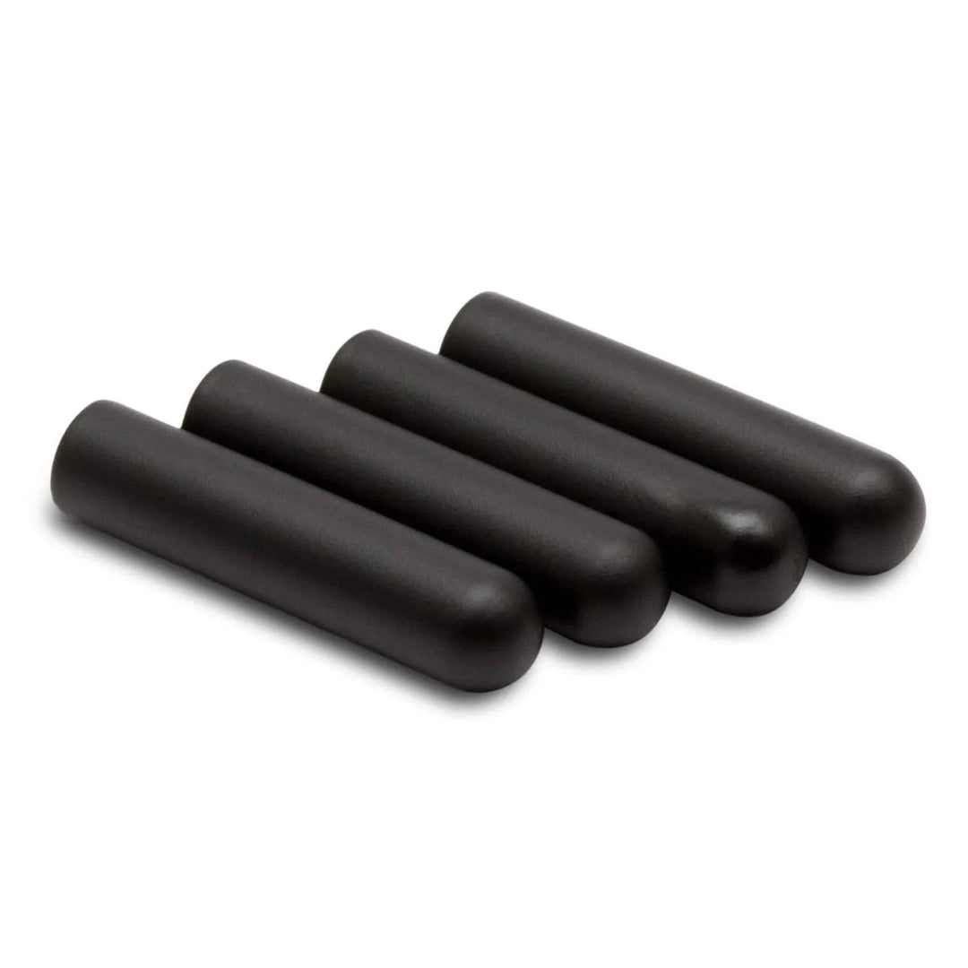 Lace Lab Flat Black Bullet Aglets Flat Black