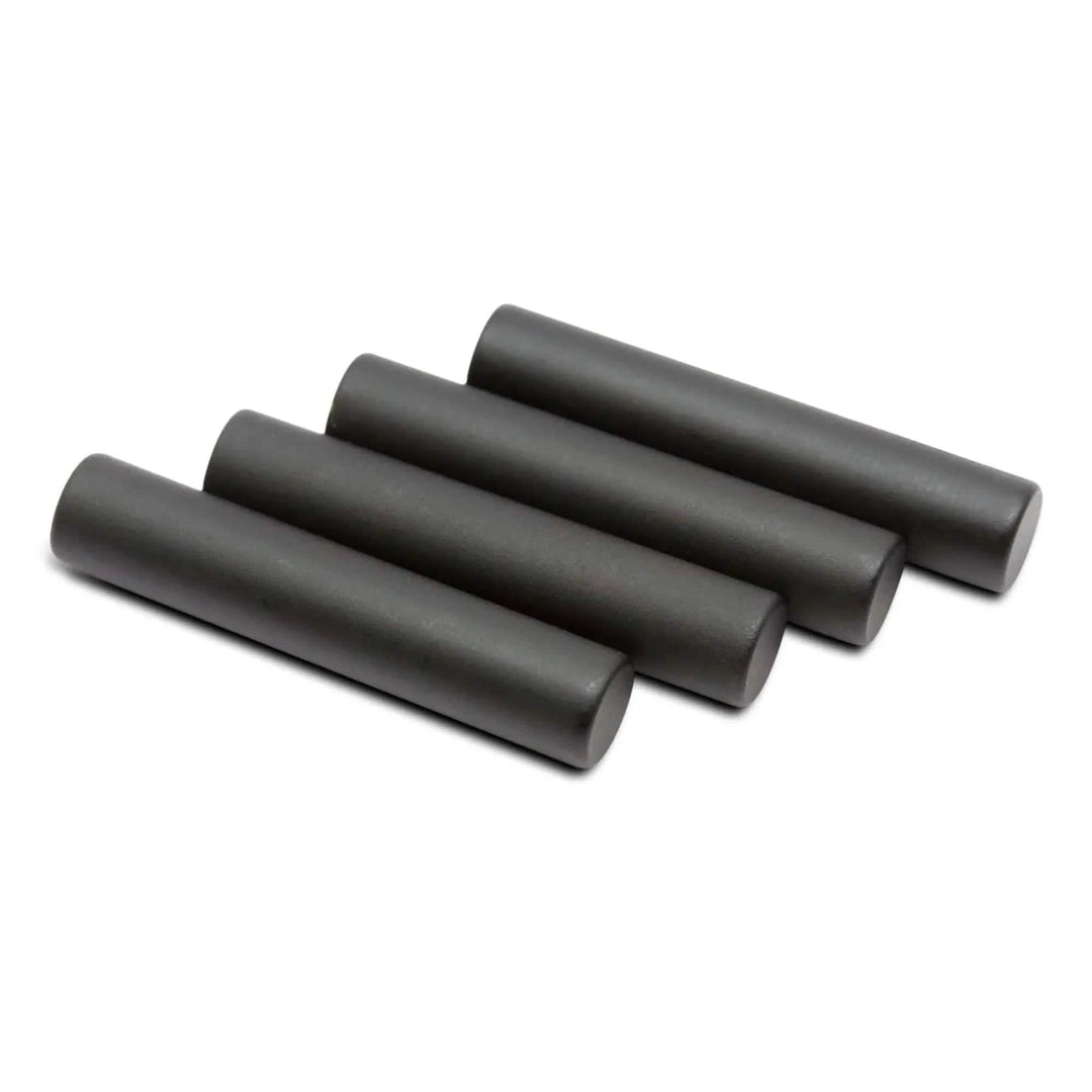 Lace Lab Flat Black Cylinder Aglets Flat Black