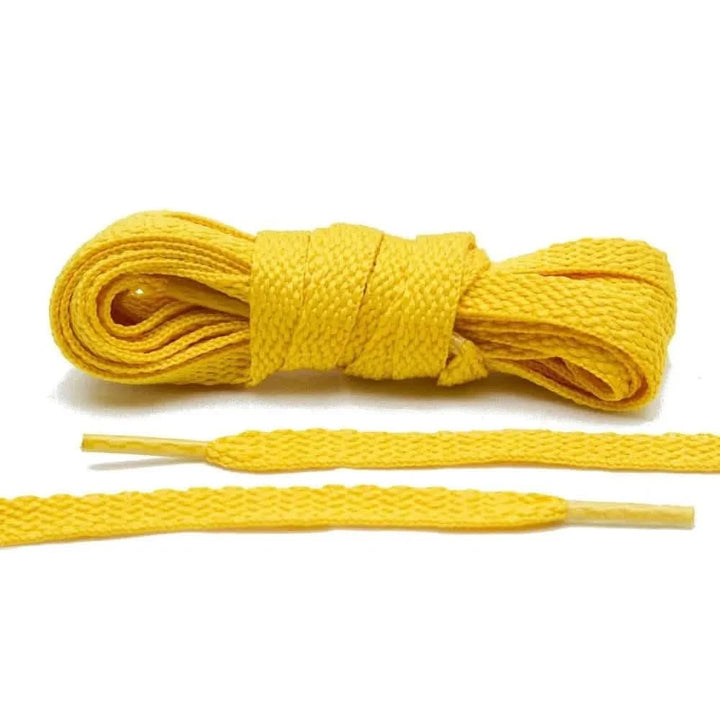 Lace Lab Gold Flat Shoe Laces