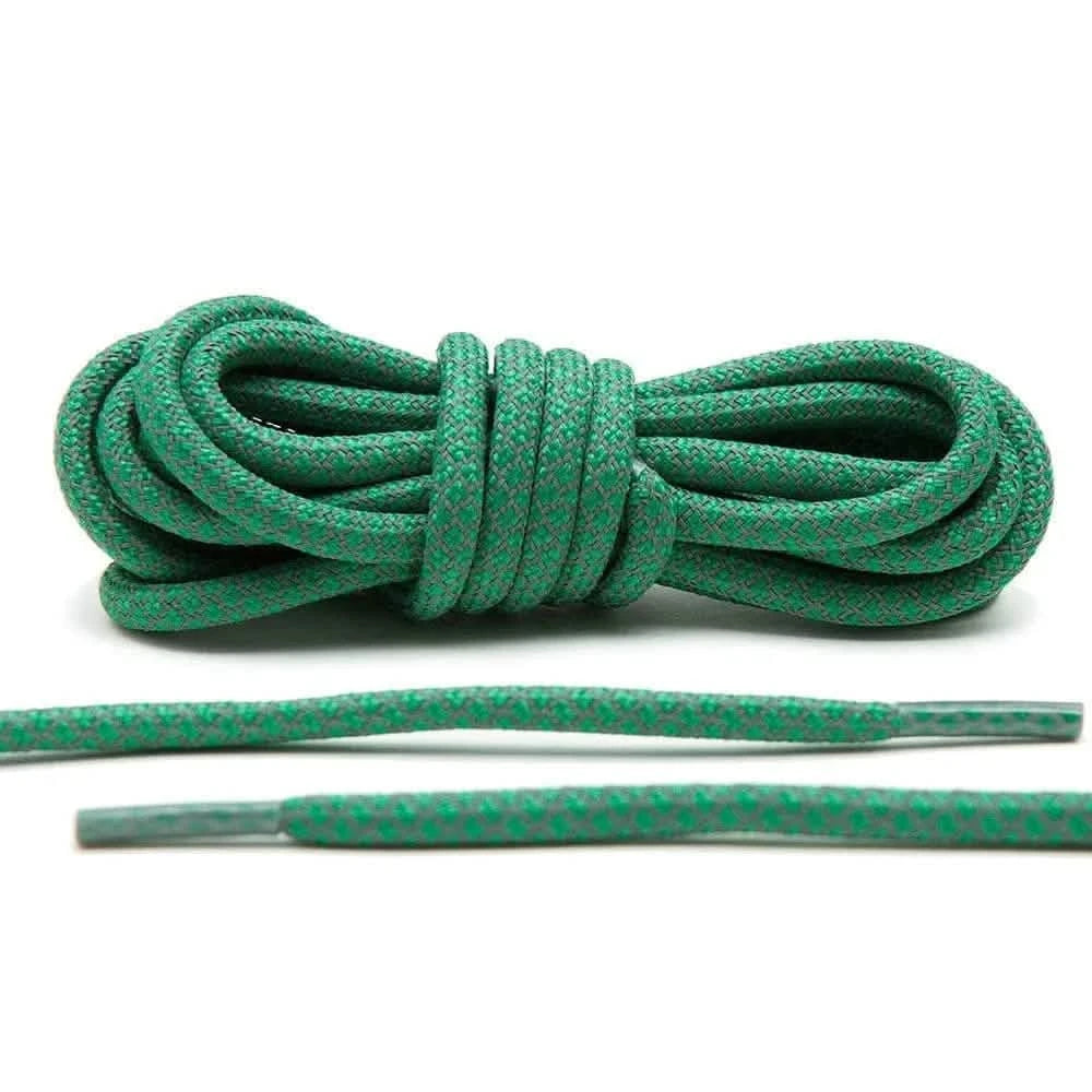 Lace Lab Green 3M Reflective Rope Laces