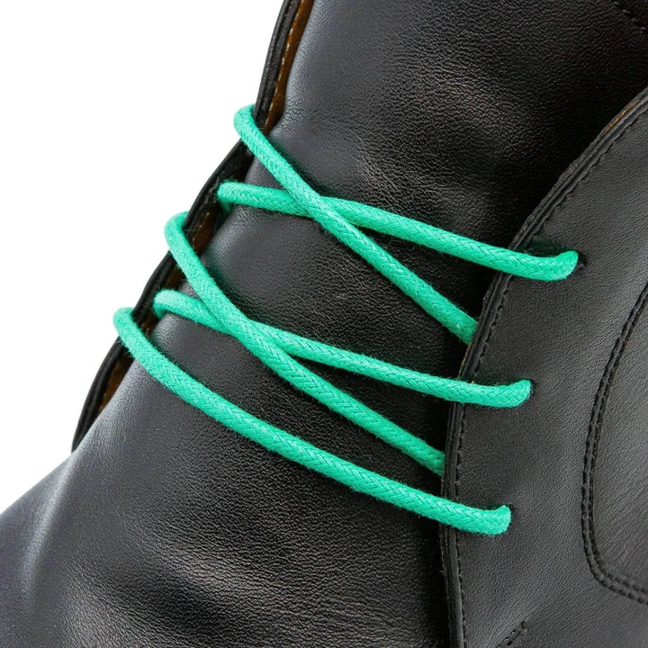 Lace Lab Green Waxed Dress Shoelaces