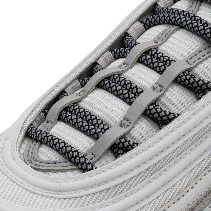 Lace Lab Grey/Black Rope Laces