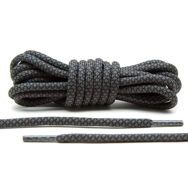 Lace Lab Grey/Black Rope Laces
