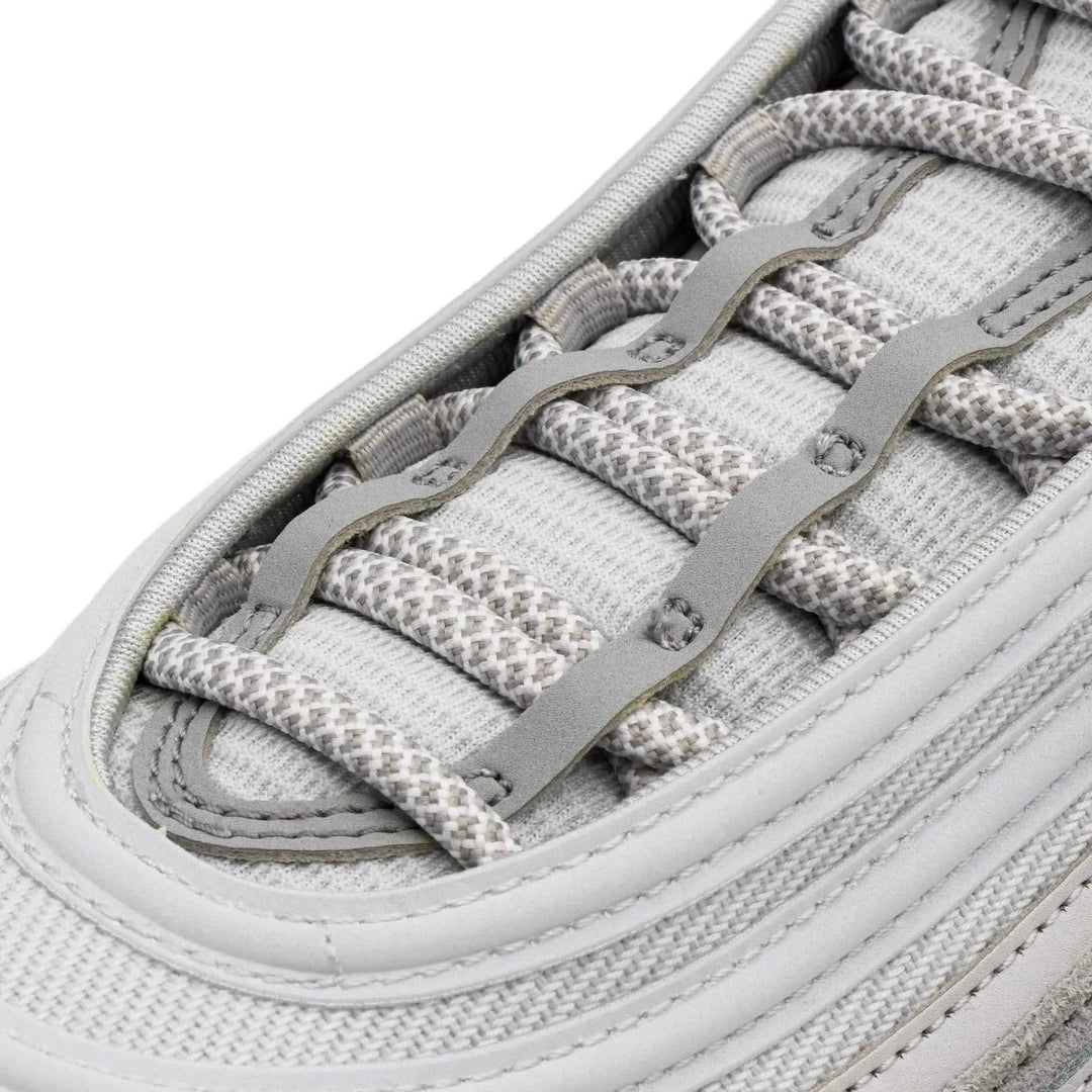 Lace Lab Grey/White Rope Laces