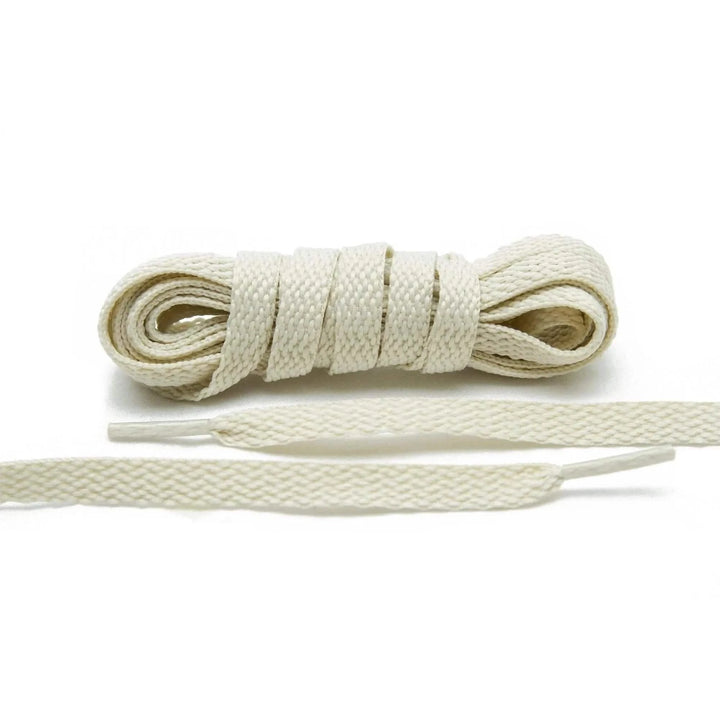 Lace Lab Light Beige Flat Shoe Laces