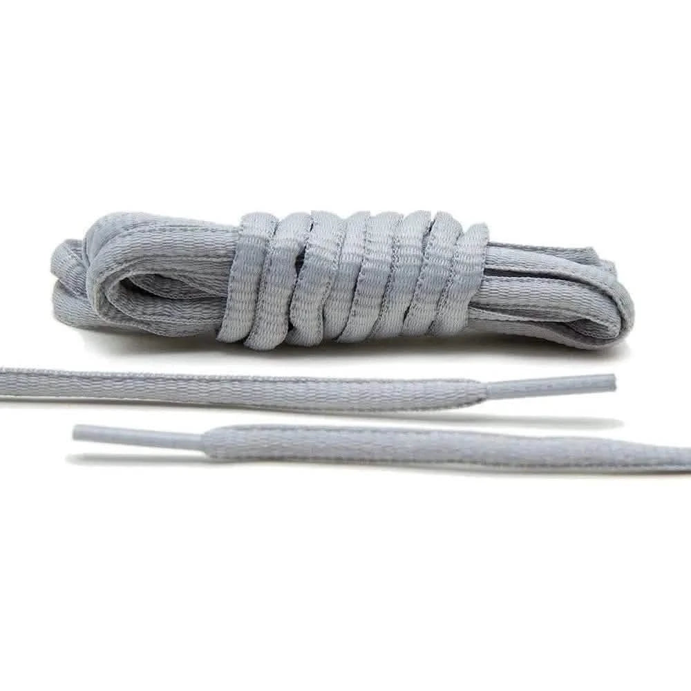 Lace Lab Light Grey - Thin Oval Laces