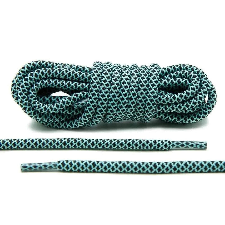 Lace Lab Mint/Black Rope Laces