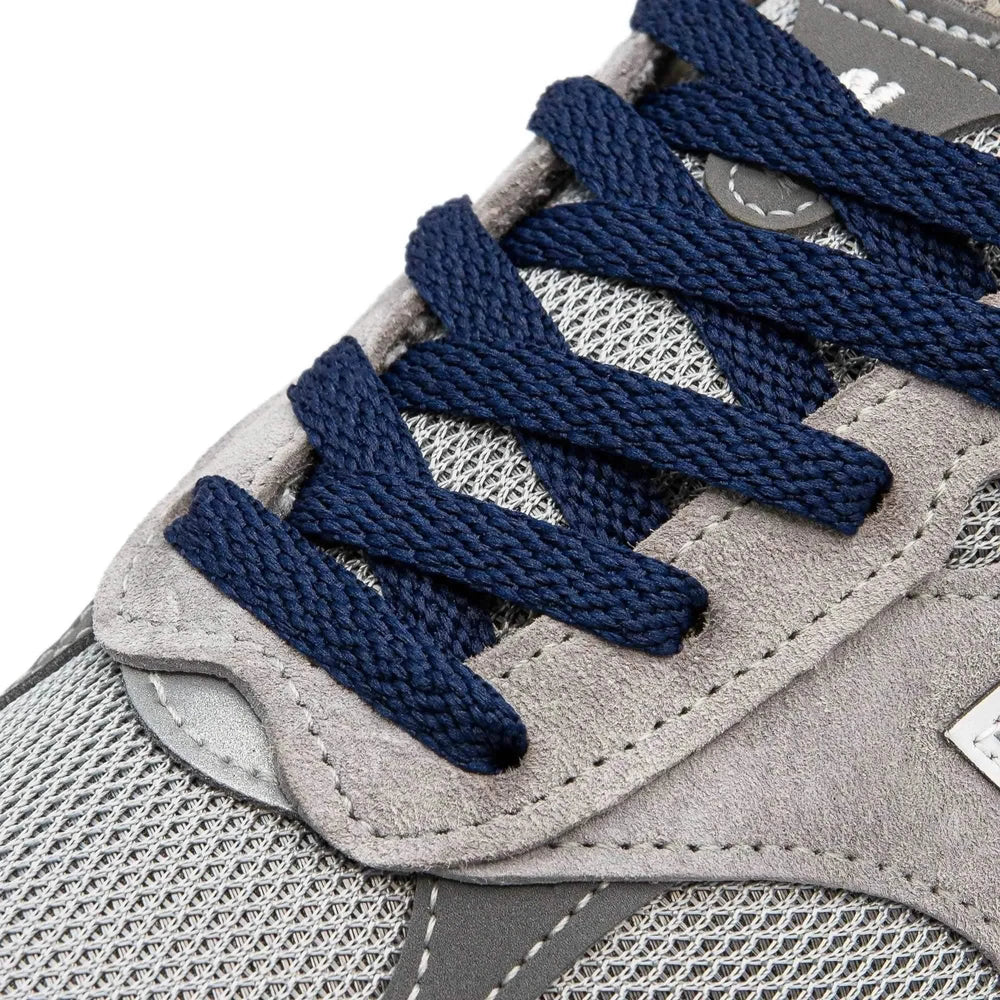 Lace Lab Navy Blue Flat Shoe Laces