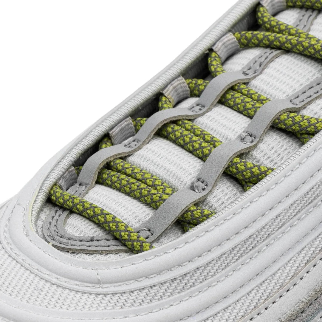 Lace Lab Olive 3M Reflective Rope Laces