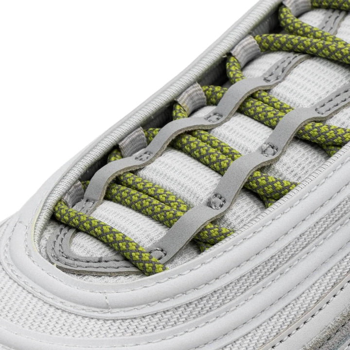 Lace Lab Olive 3M Reflective Rope Laces
