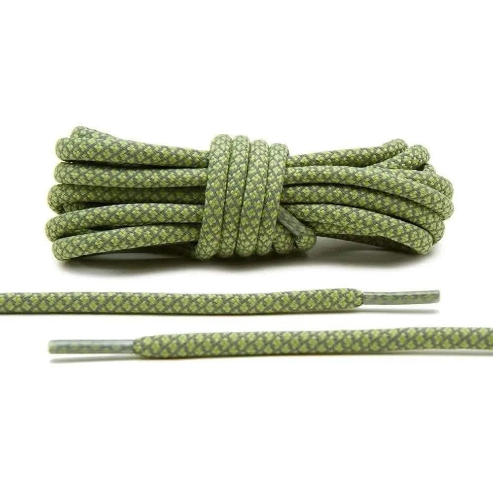 Lace Lab Olive 3M Reflective Rope Laces