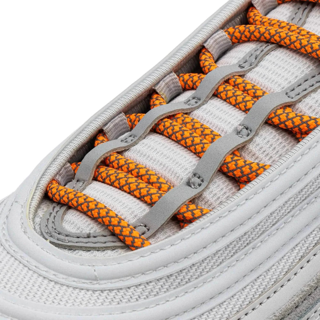 Lace Lab Orange 3M Reflective Rope Laces