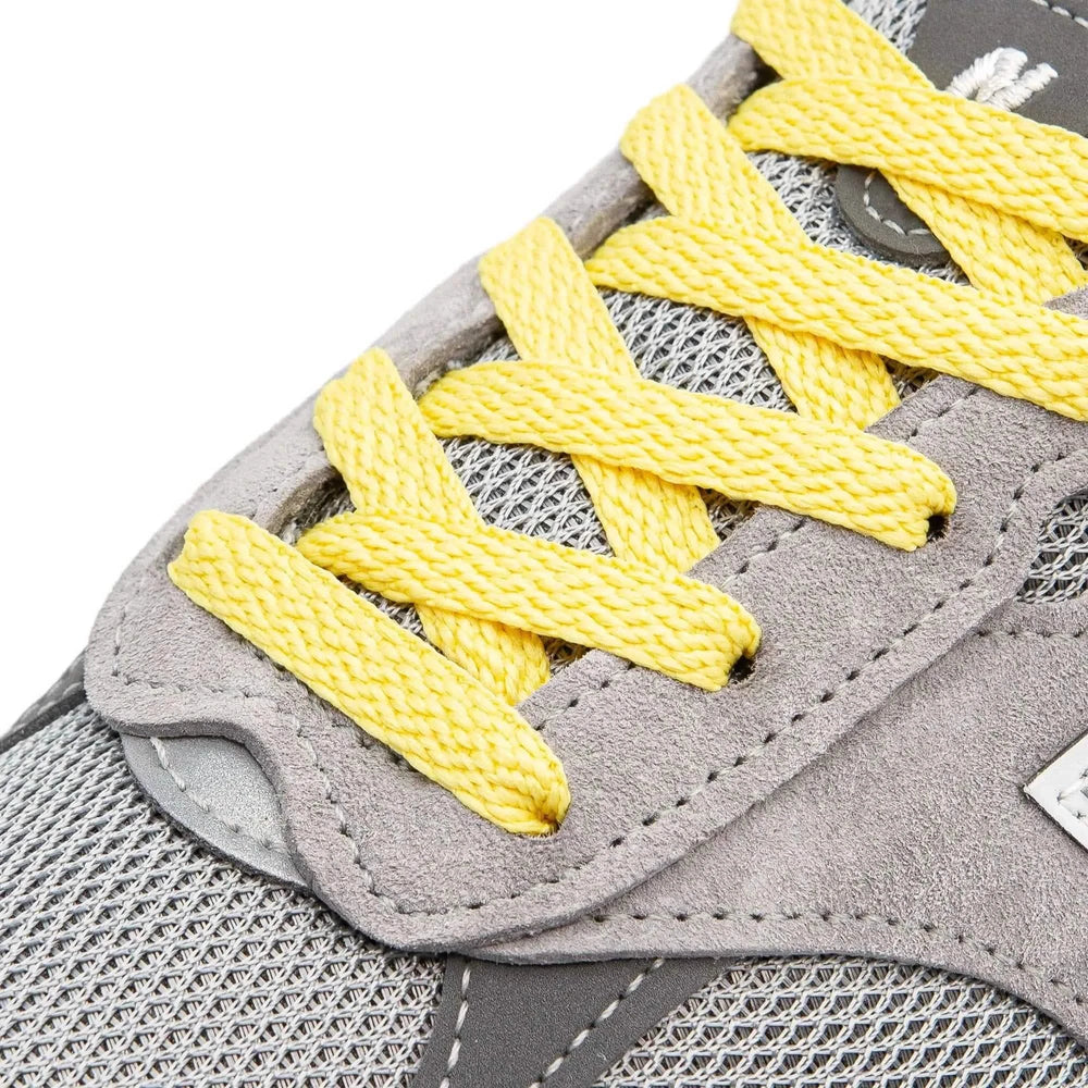 Lace Lab Pale Yellow Flat Shoe Laces