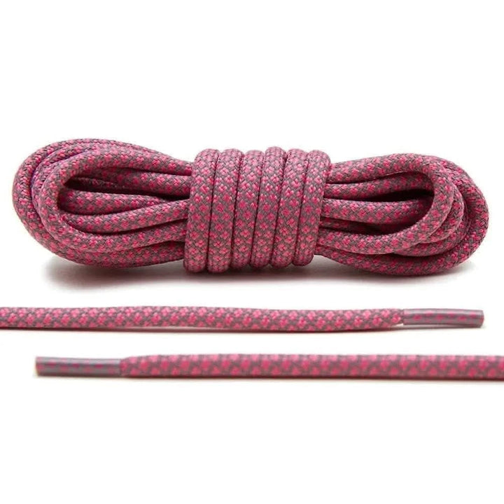 Lace Lab Pink 3M Reflective Rope Laces
