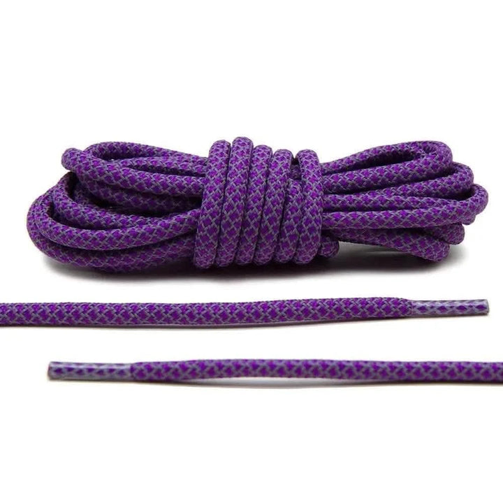 Lace Lab Purple 3M Reflective Rope Laces