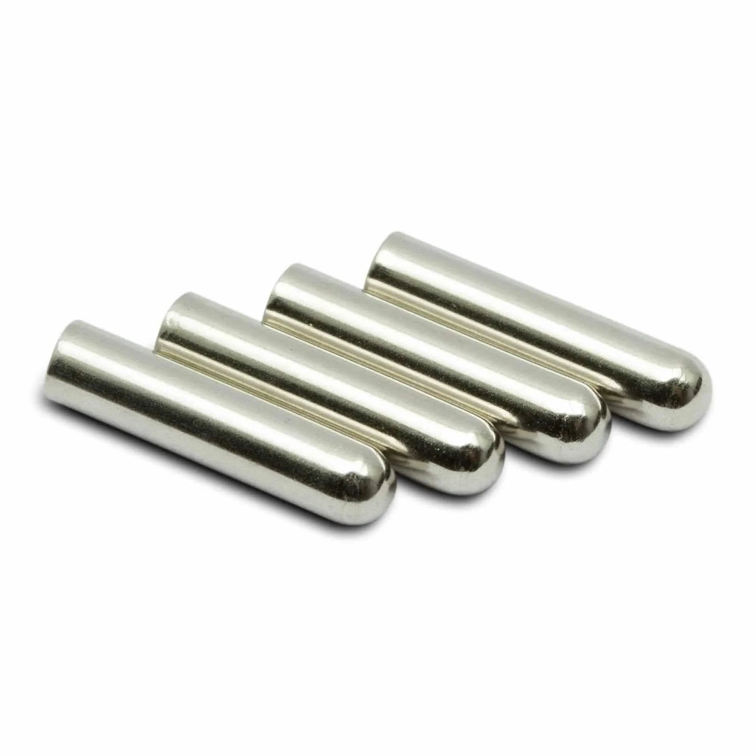 Lace Lab Silver Bullet Metal Aglets Silver