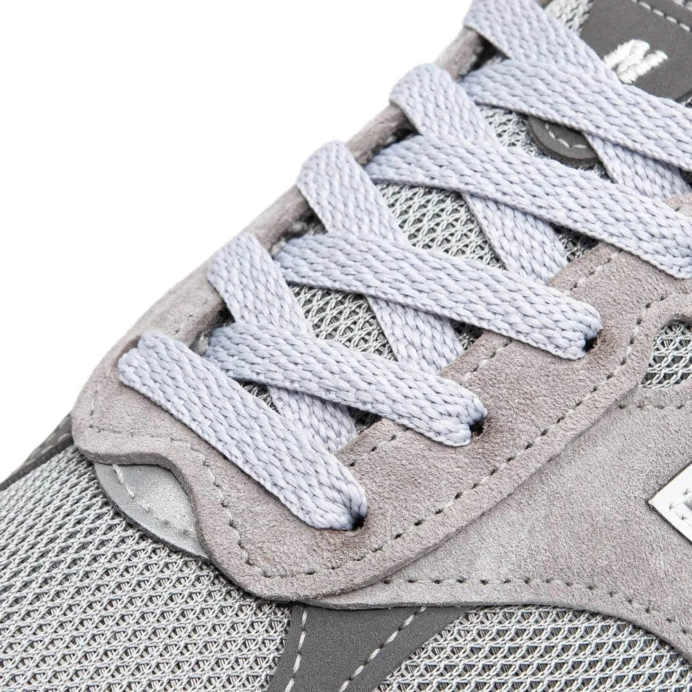 Lace Lab Silver Flat Shoe Laces