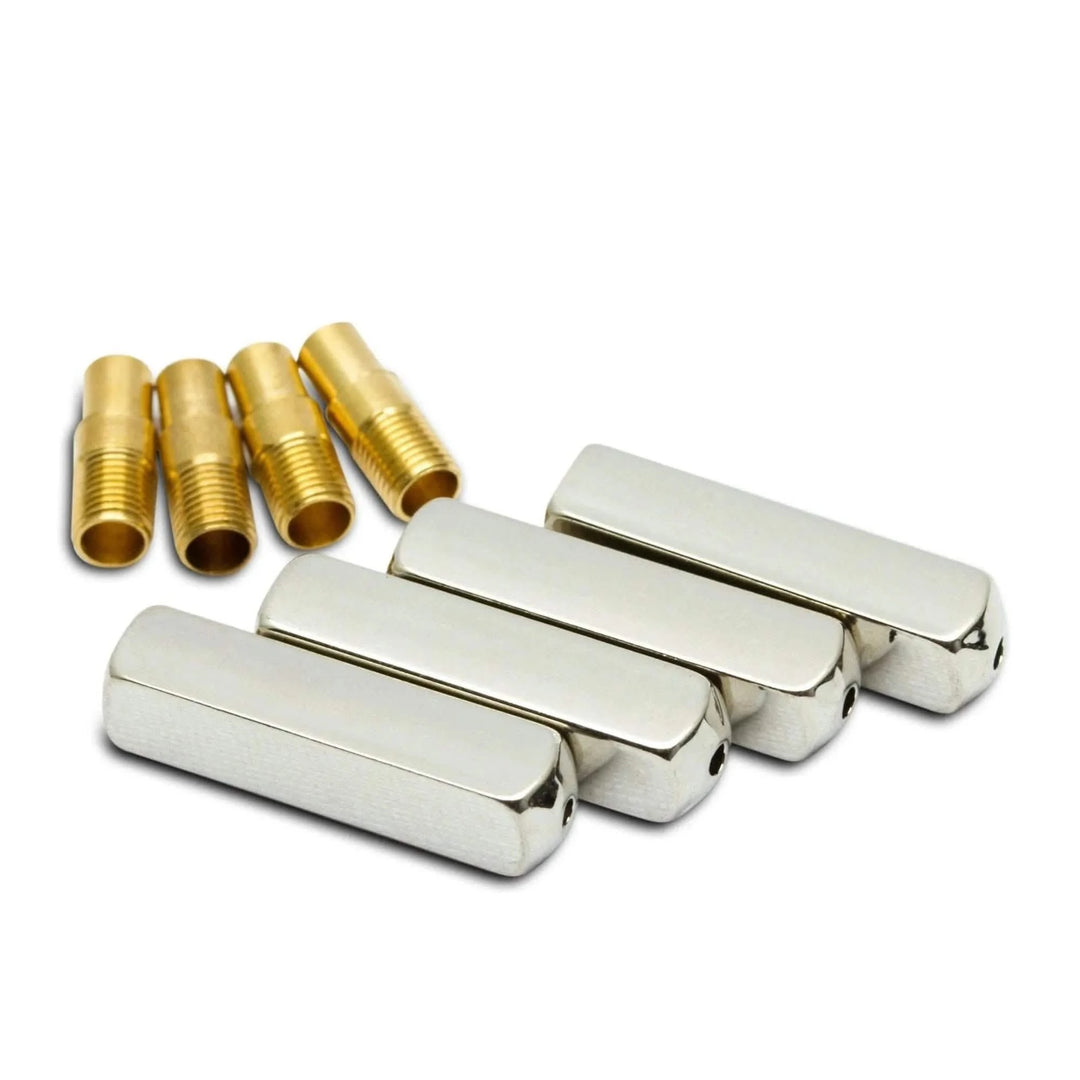Lace Lab Silver Plated Metal Aglets Silver