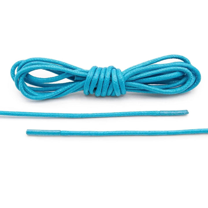 Lace Lab Sky Blue Waxed Dress Shoelaces