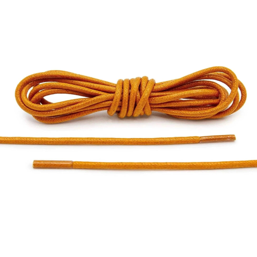Lace Lab Tan Waxed Dress Shoelaces