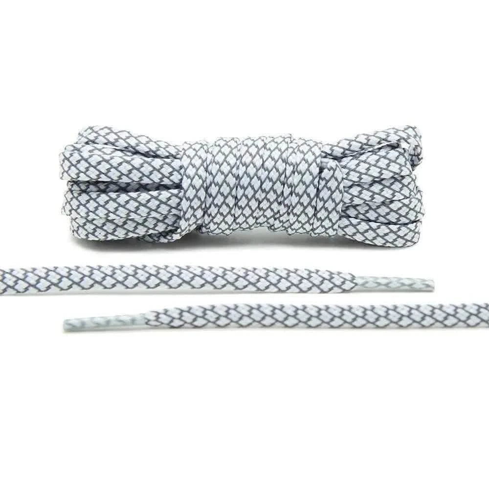 Lace Lab White - Reflective Flat Laces 1.0