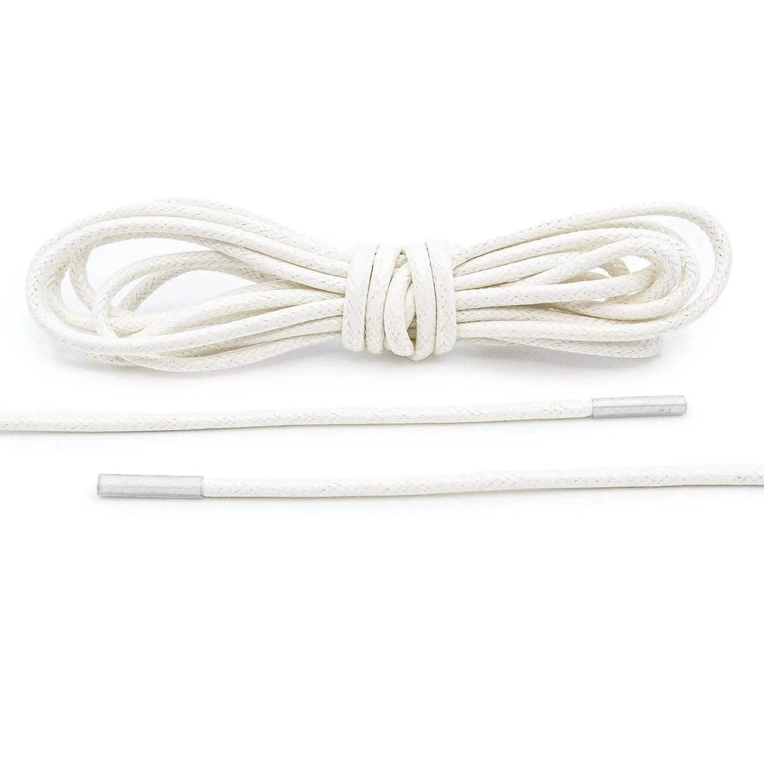 Lace Lab White Waxed Dress Shoelaces