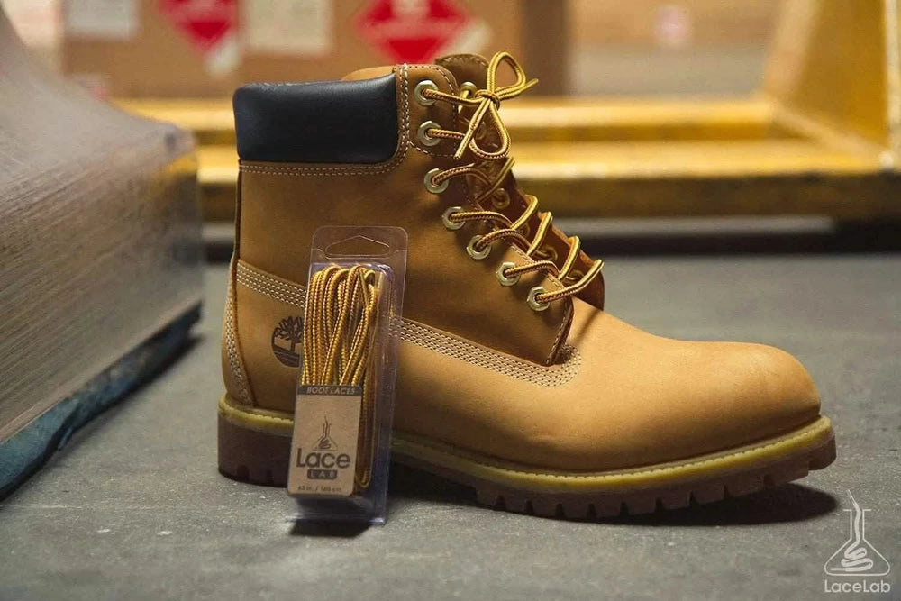 Lace Lab Yellow/Tan Boot Laces