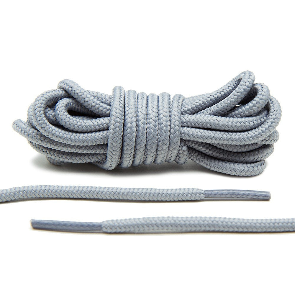 Blue Shoelaces | White Rope Shoelaces | Rope Shoelaces - Lace Kings 54 inch / Blue/White