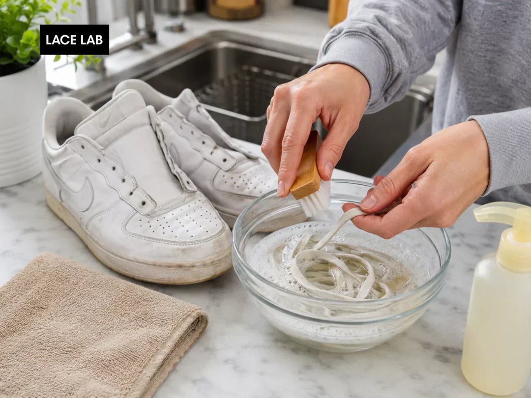 How to Clean Shoelaces