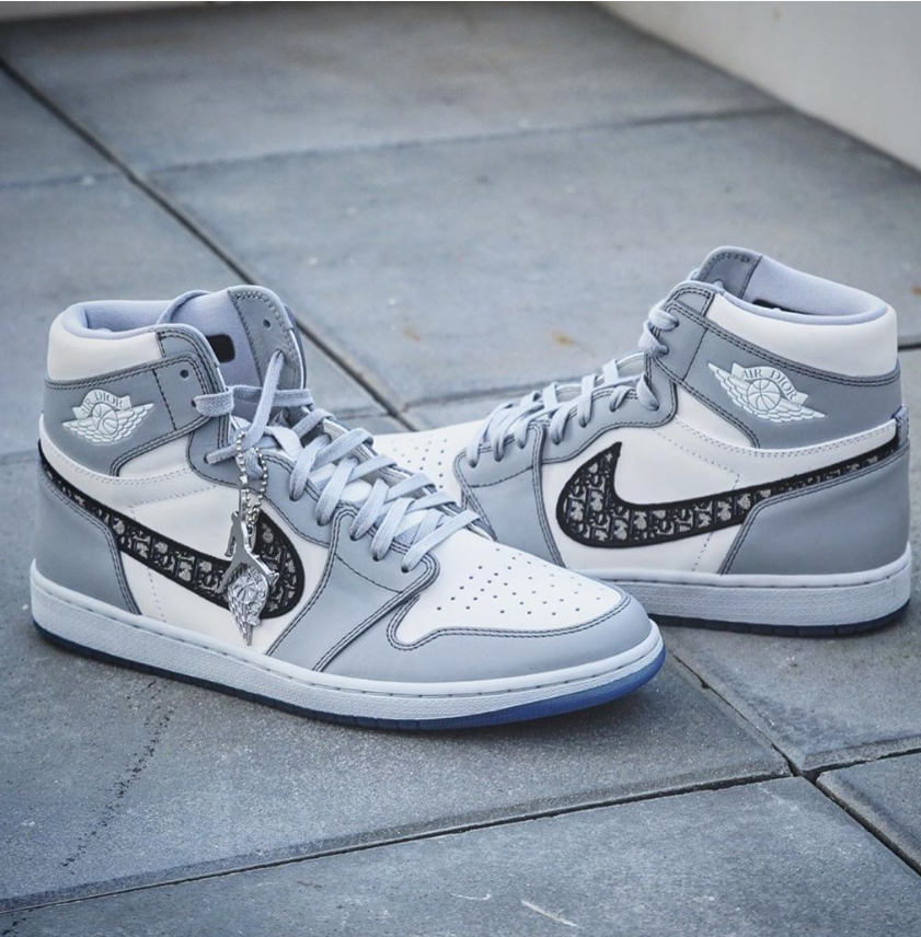 Dior x Air Jordan 1s  Dior and Nike Have Teamed Up For the Most Covetable  Logo Sneakers  POPSUGAR Fashion Photo 5