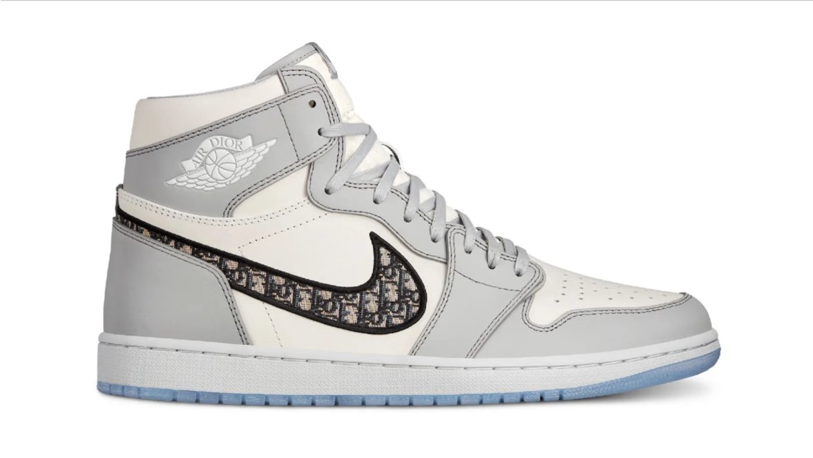 T*A様 Dior x Air Jordan 1 グレー/ホワイト/ブラック Dior x Air Jordan 1 + More Releases Delayed Due to COVID-19