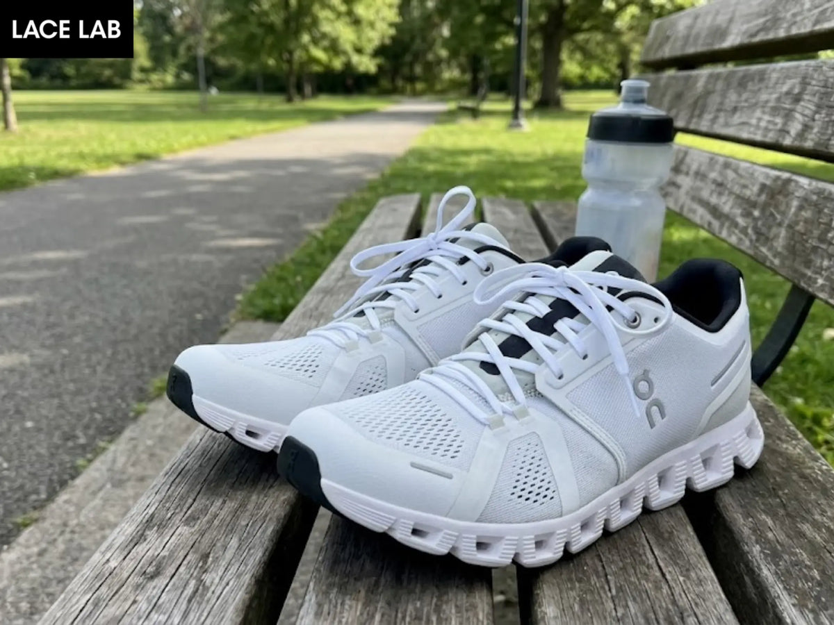 lace on cloud shoes