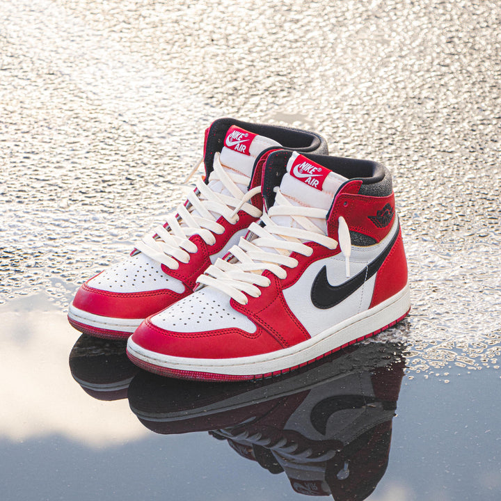 Waxed Sail Laces on these Aj1 "Lost and Found" 
