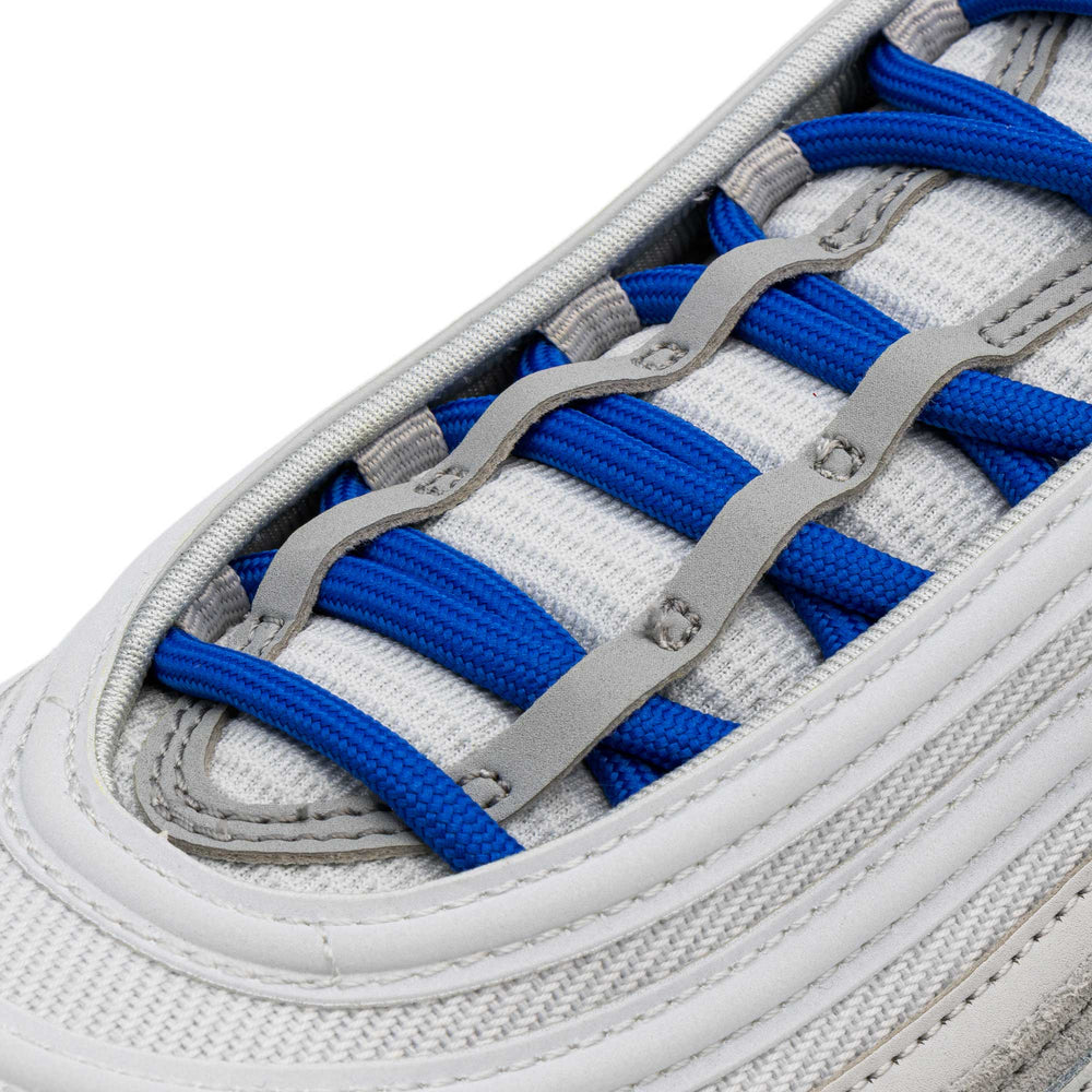 Lace Lab Blue Rope Laces on shoe