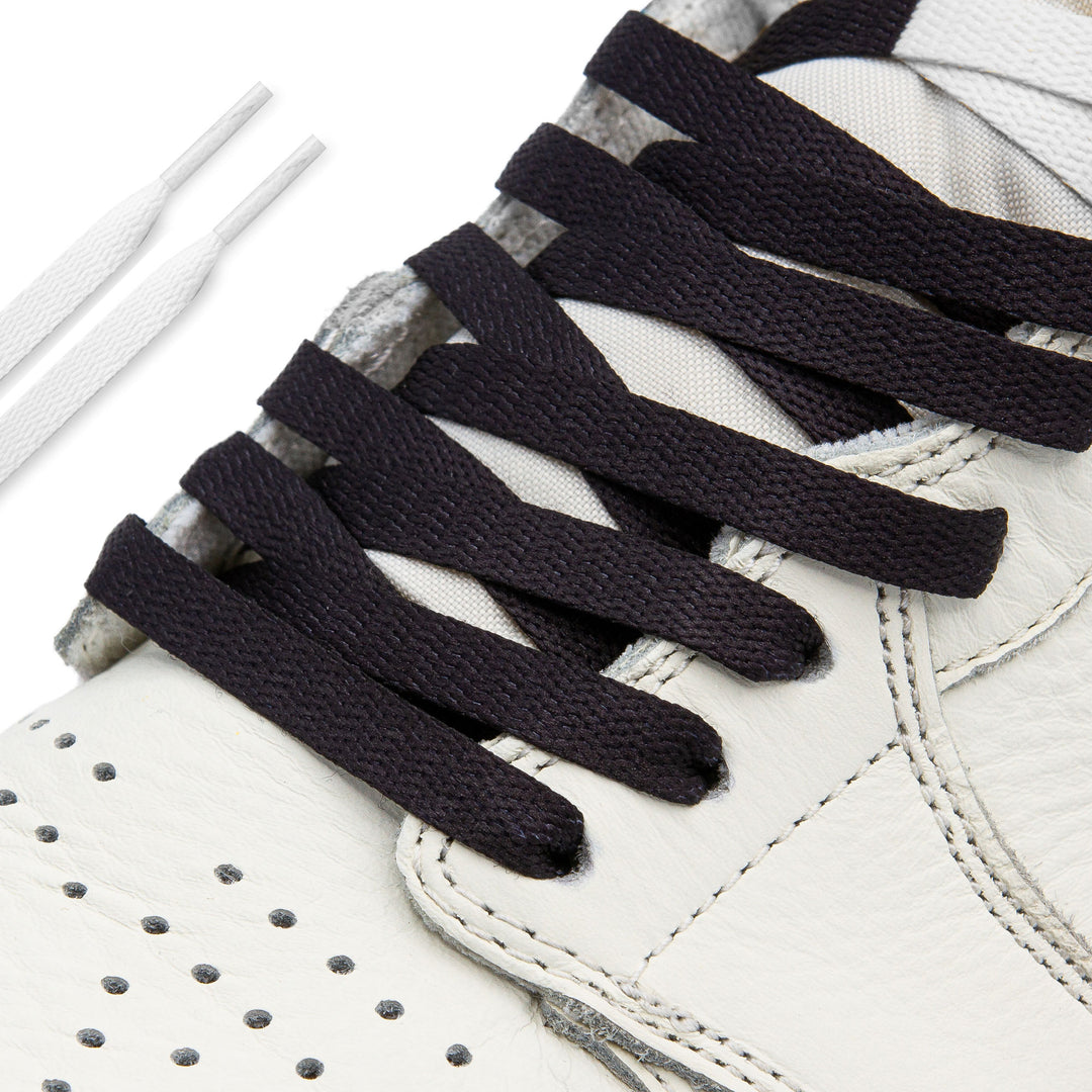 White/Black Union Jordan 1 Replacement Shoelaces