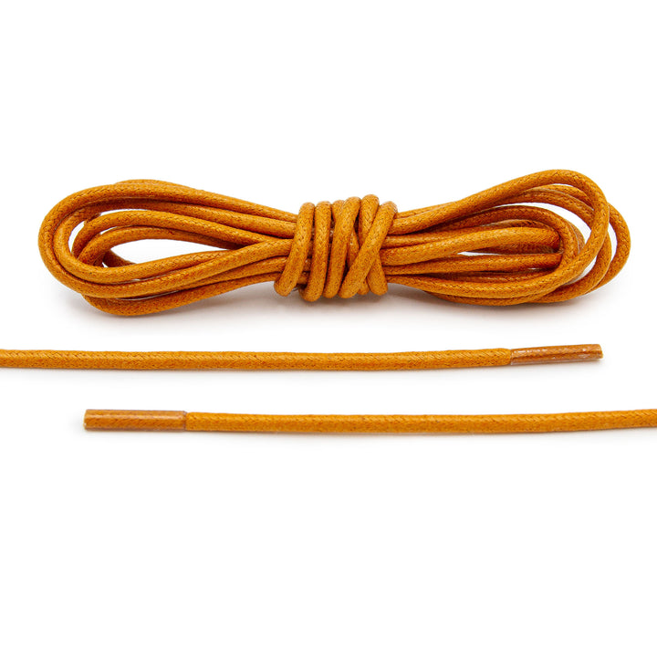 Tan Waxed Dress Shoelaces