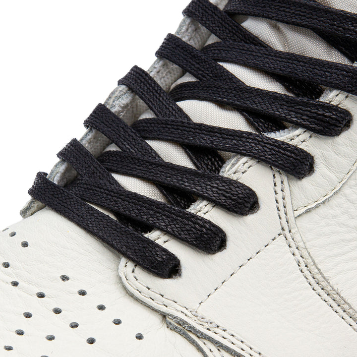 On Shoe picture of Lace Lab Black Waxed Shoelaces