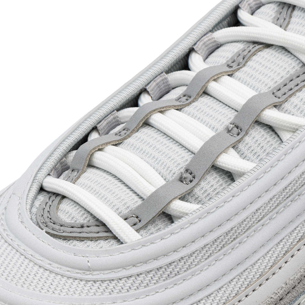 Lace Lab White Rope Laces on shoe