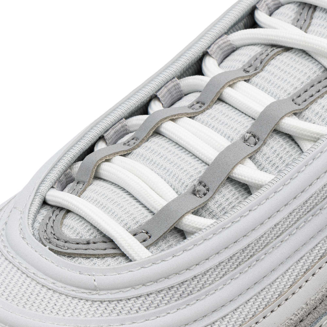 White Jumbo Rope Shoelaces – Looped Laces