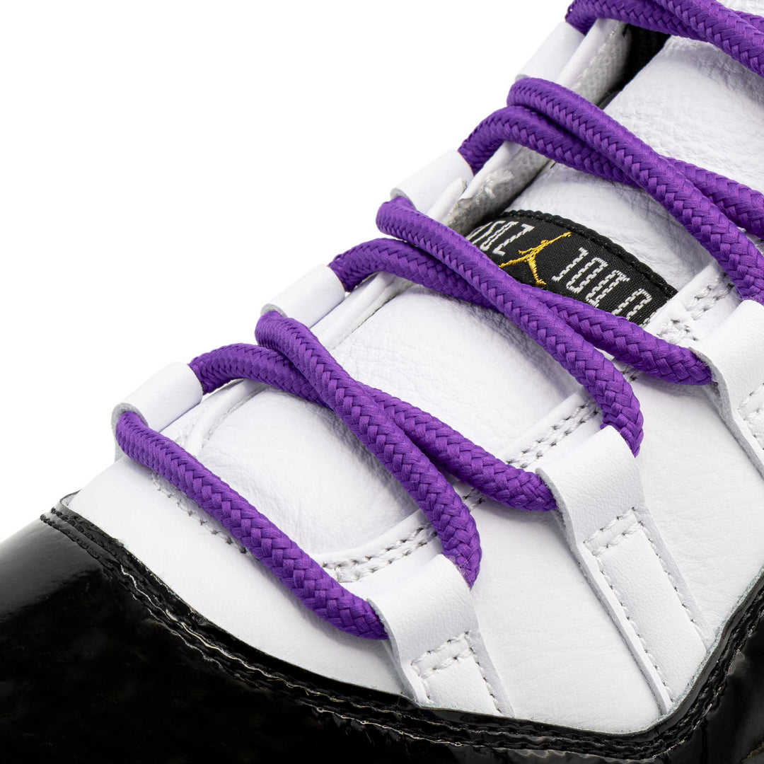 Grape - XI Rope Laces on shoe Jordan XI