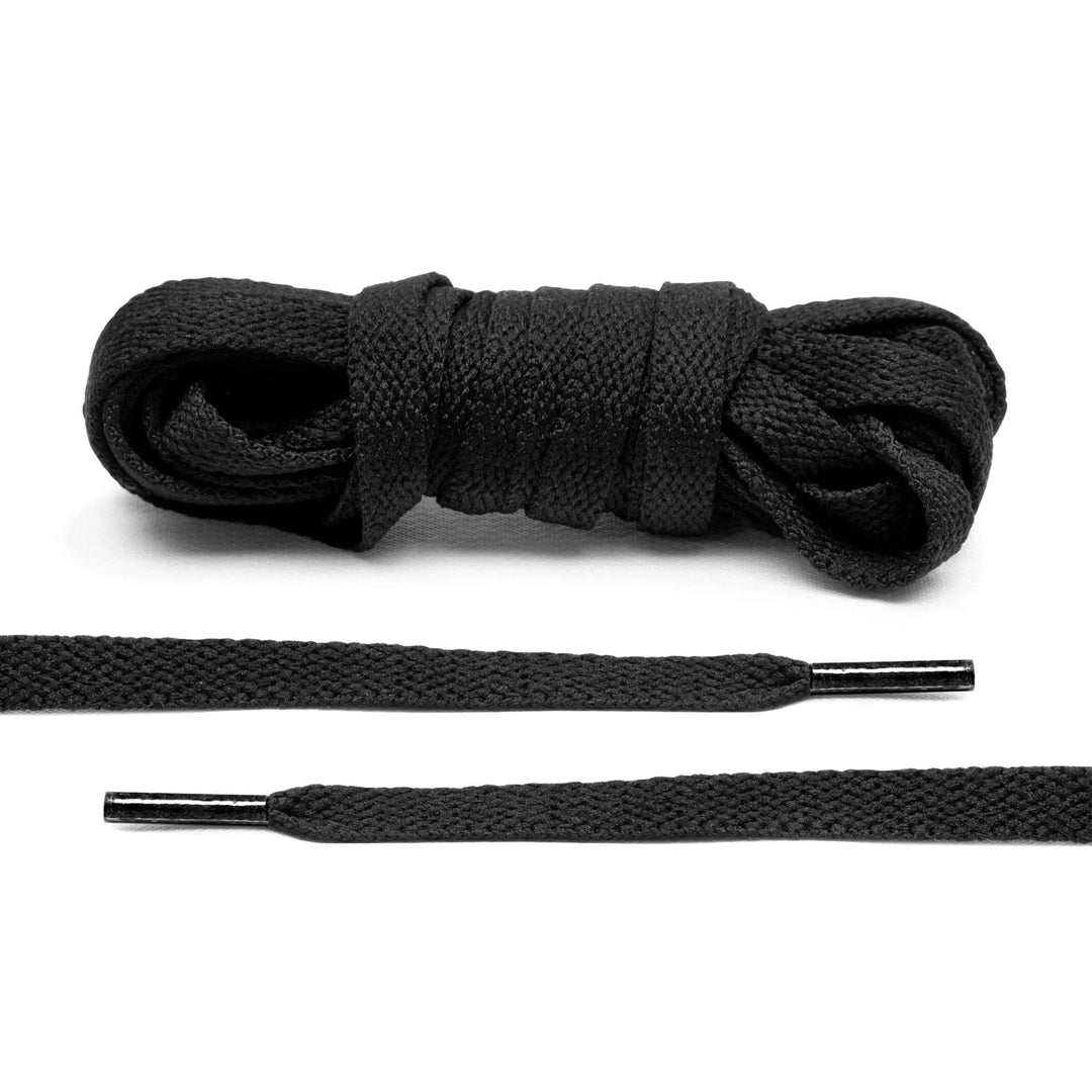 Black Jordan 1 Replacement Shoelaces - Lace Lab