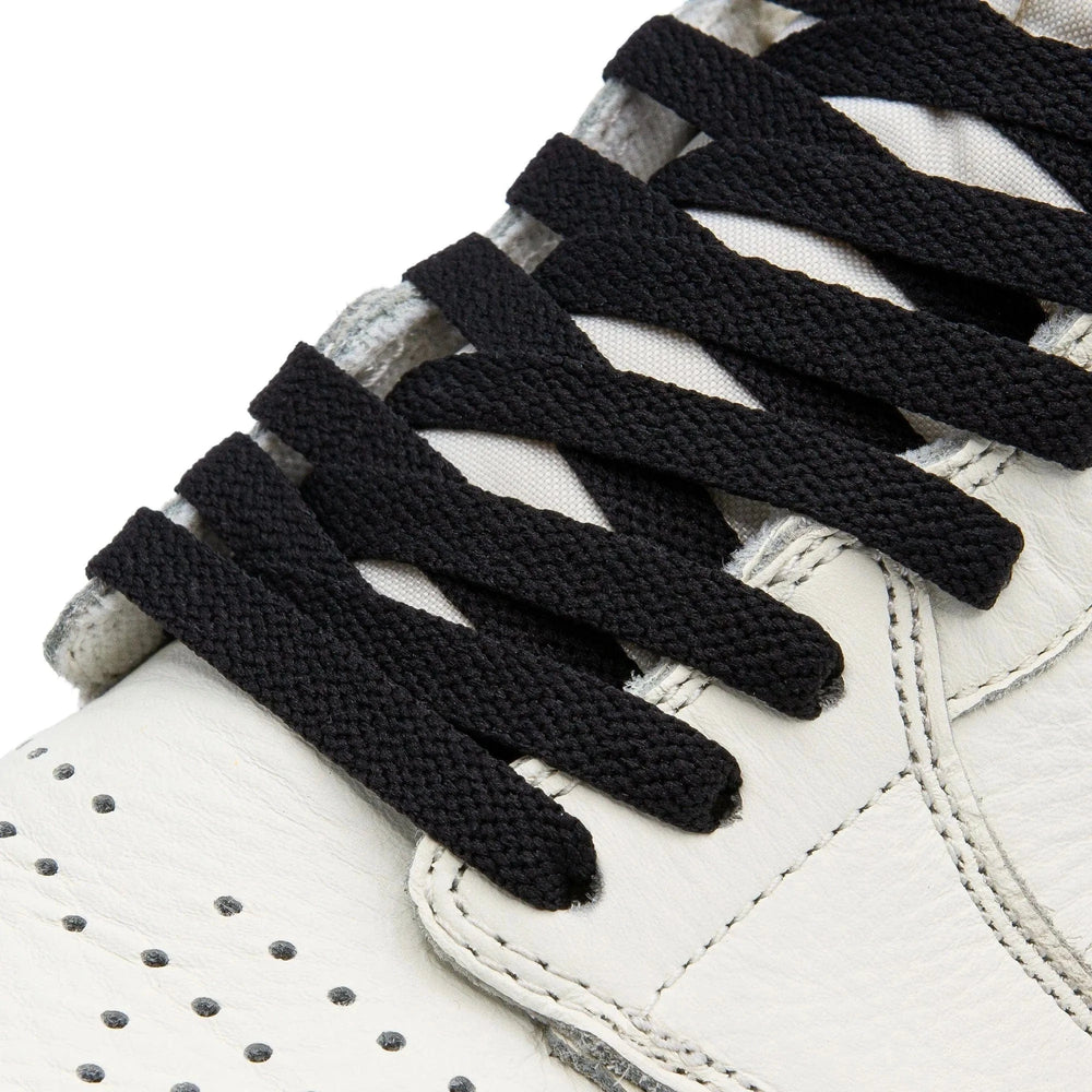 Black Jordan 1 Replacement Shoelaces - Lace Lab