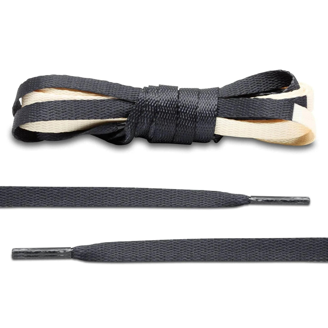 Black/Cream Union Jordan 1 Replacement Shoelaces - Lace Lab