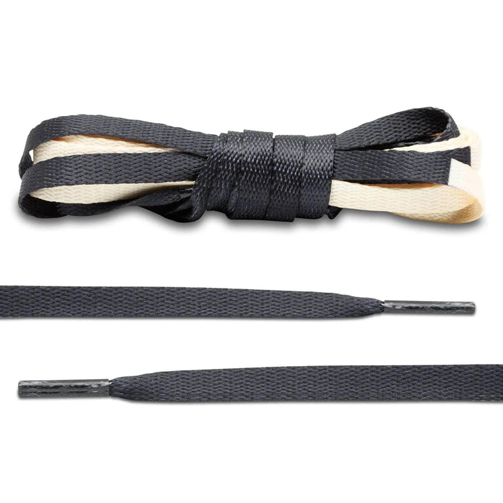 Black/Cream Union Jordan 1 Replacement Shoelaces - Lace Lab